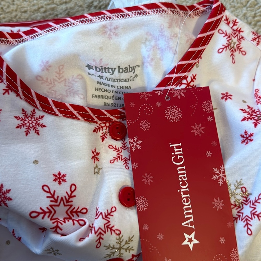 American Girl Pajamas Size 6